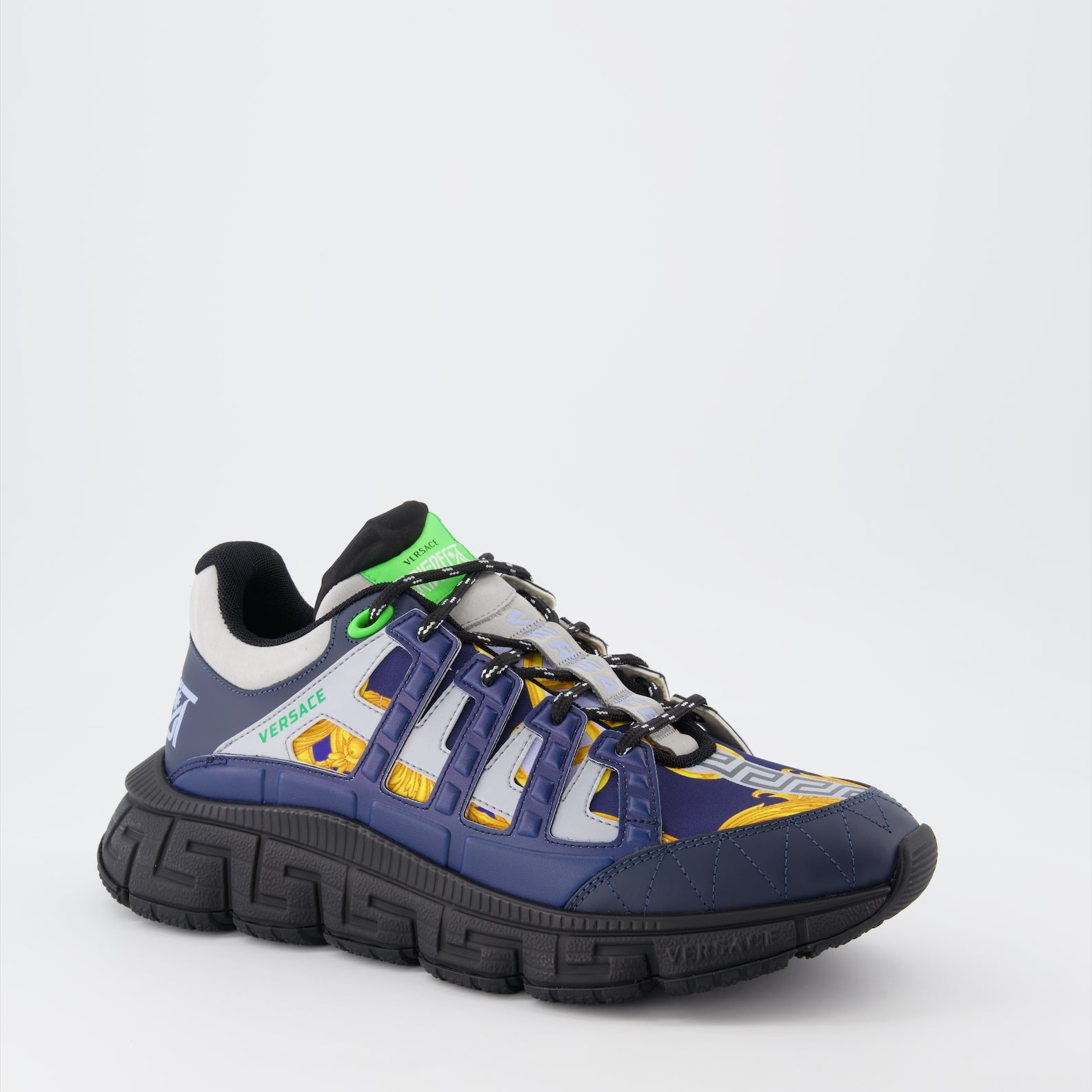 Sneaker Baskets Trigreca Versace Blau Homme