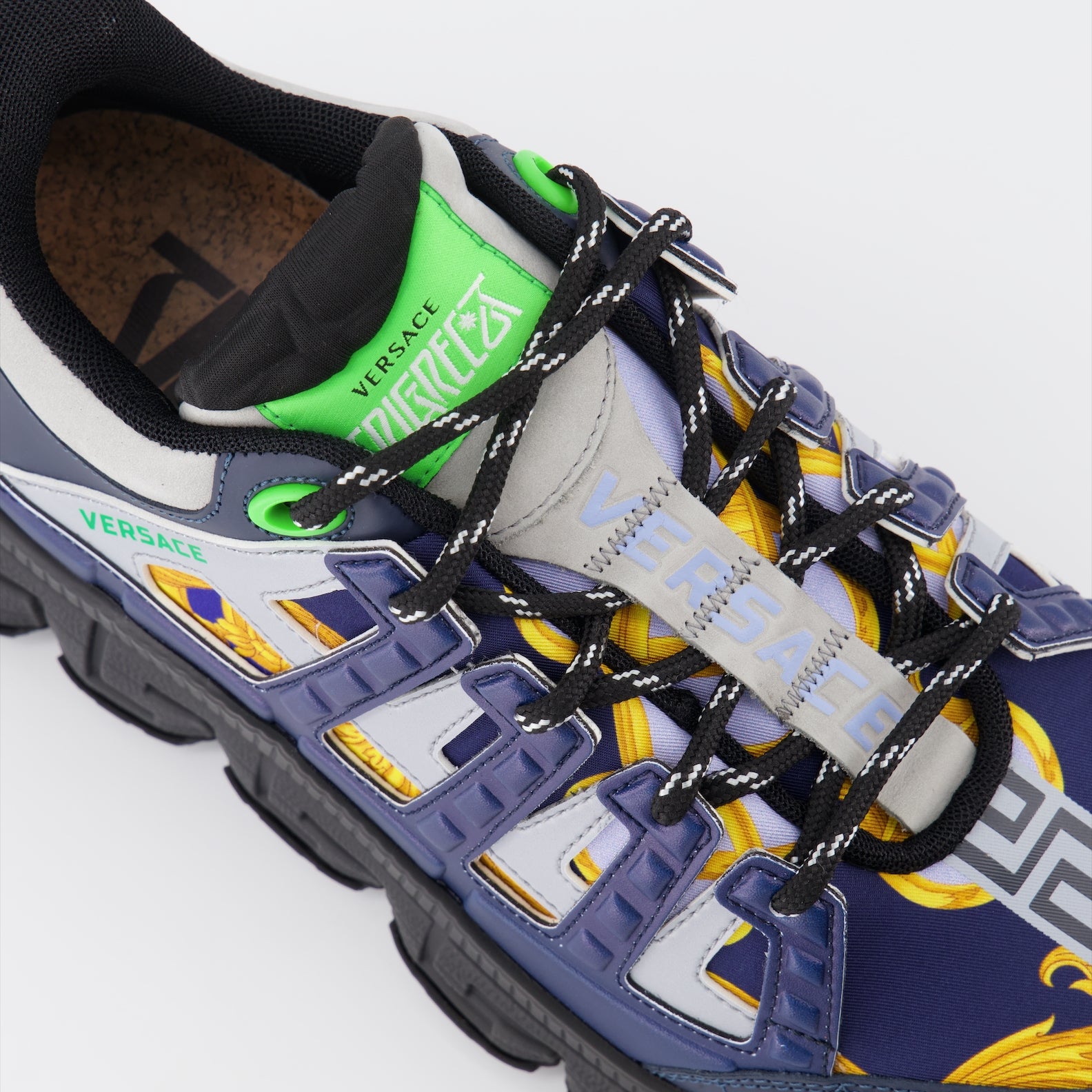 Sneaker Baskets Trigreca Versace Blau Homme