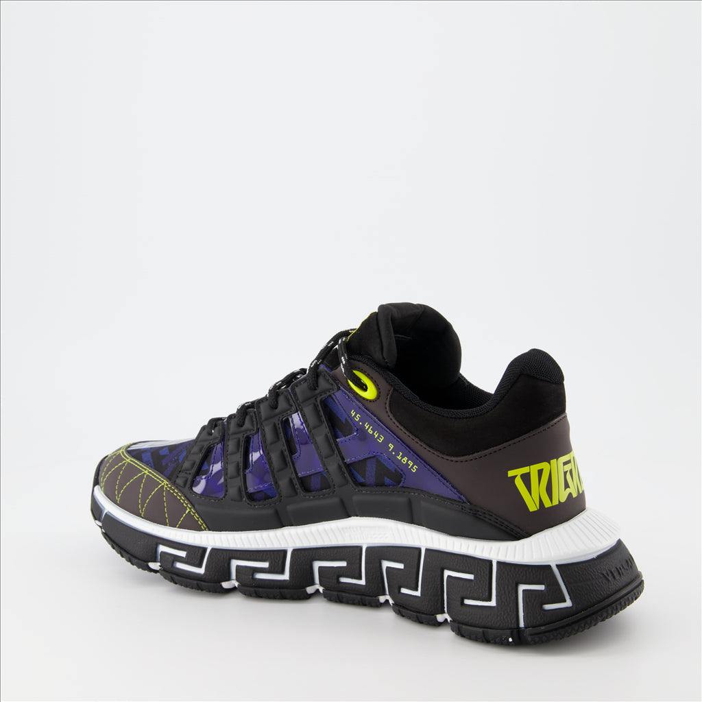 Sneaker Baskets Trigreca Versace Braun Homme