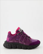 Tênis Baskets Trigreca Versace Roxo Homme