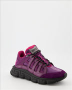 Tênis Baskets Trigreca Versace Roxo Homme