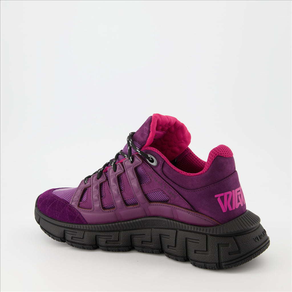 Tênis Baskets Trigreca Versace Roxo Homme
