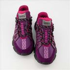 Tênis Baskets Trigreca Versace Roxo Homme