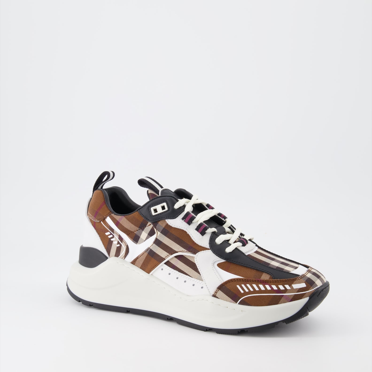 Sneaker Baskets Vintage Check Burberry Marrón Homme