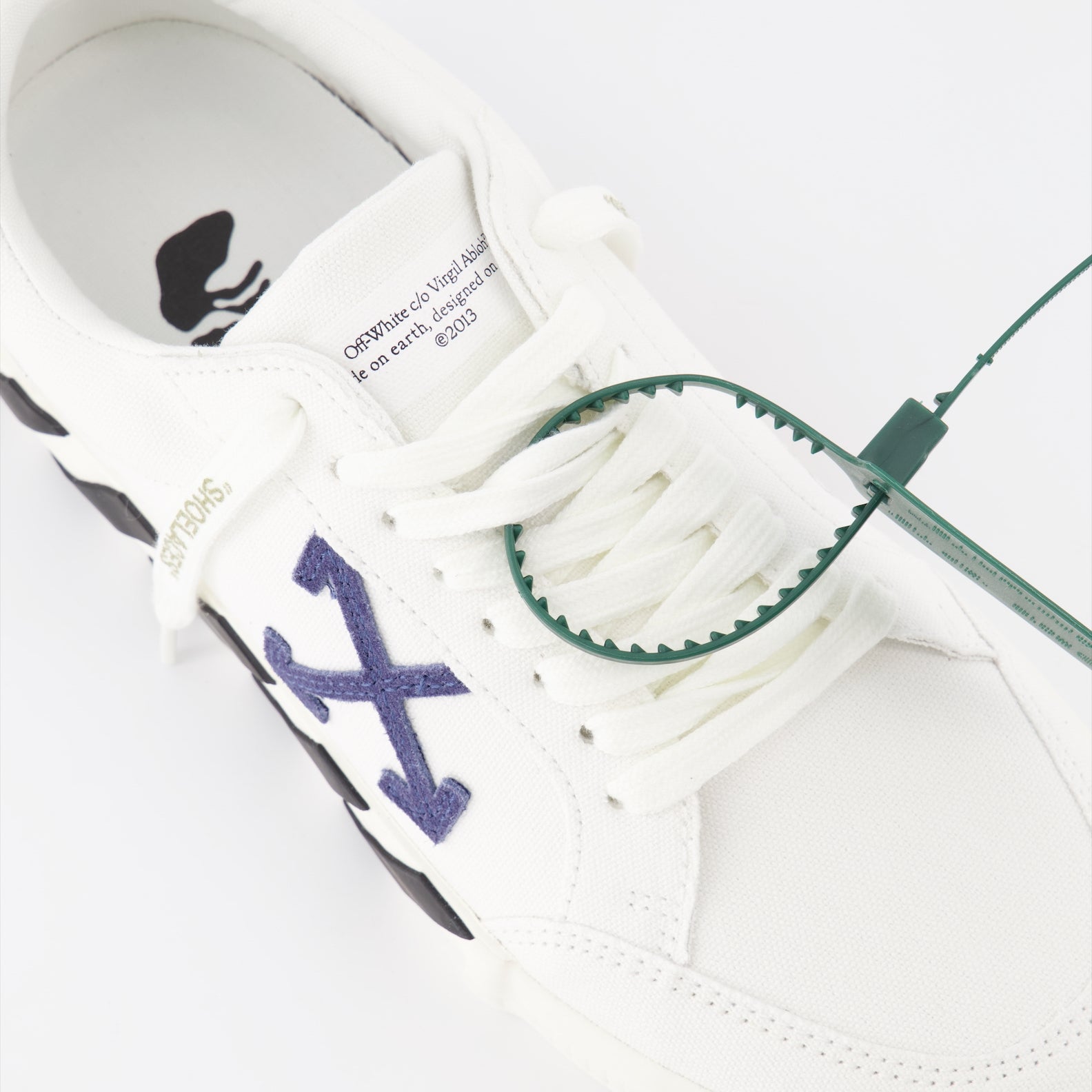 Sneakers Baskets Vulcanized Off-White Bianco Homme