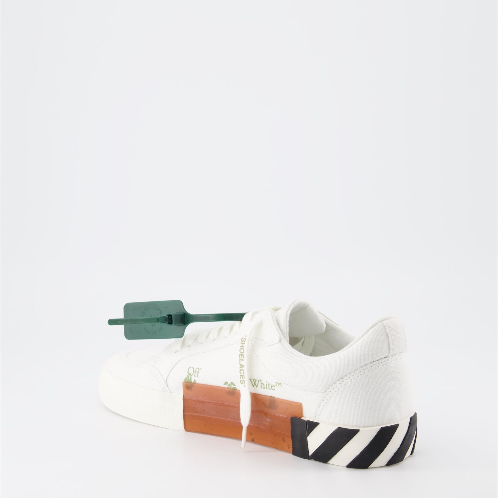 Sneakers Baskets Vulcanized Off-White Bianco Homme
