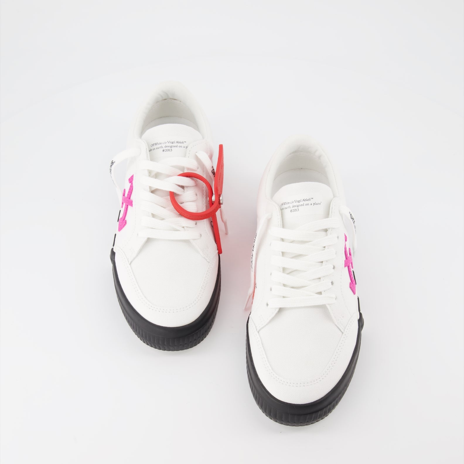 Sneaker Baskets Vulcanized Off-White Weiß Femme