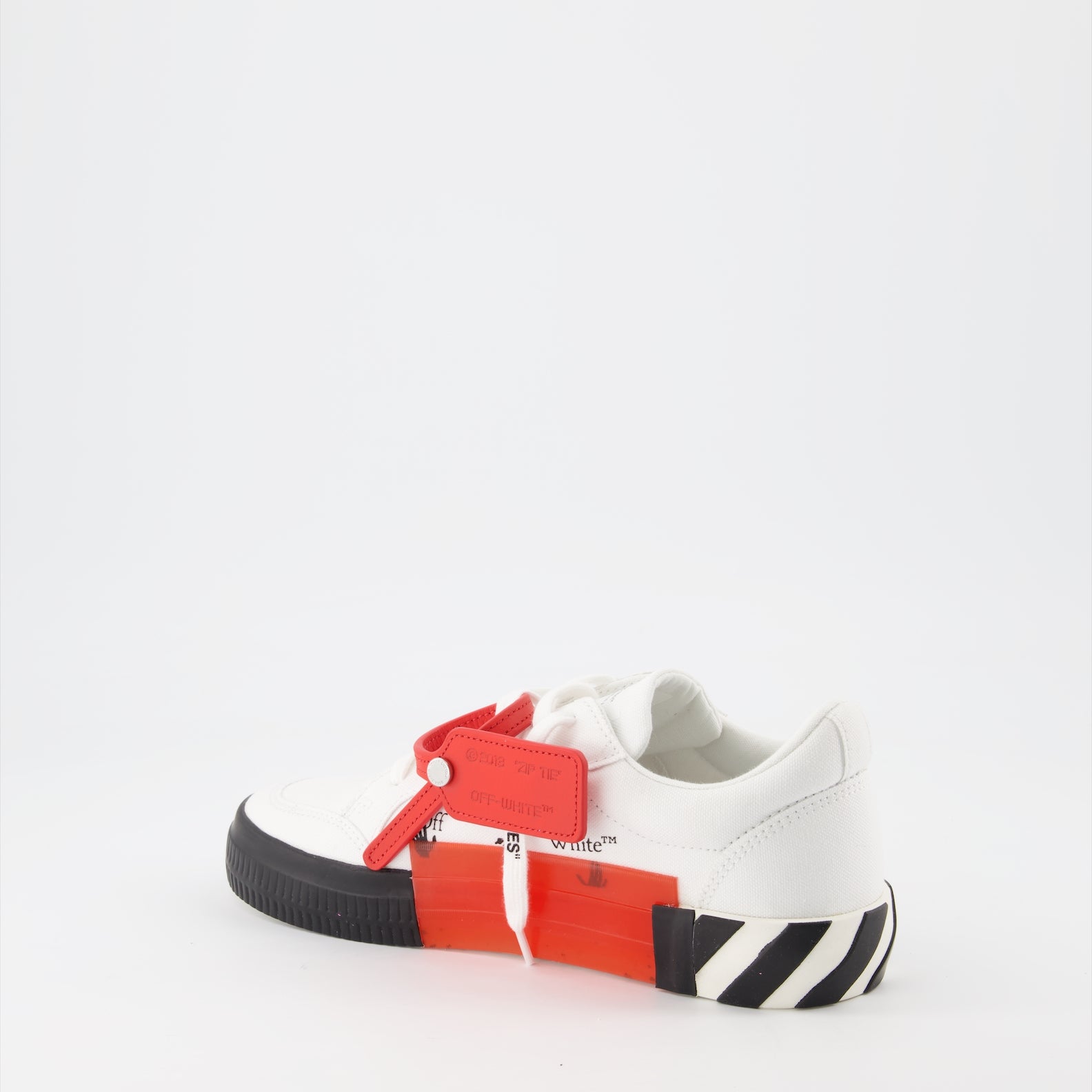 Sneaker Baskets Vulcanized Off-White Weiß Femme