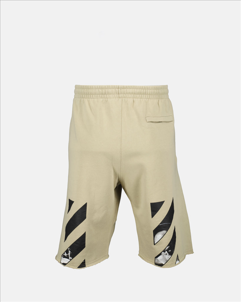 쇼츠 Bermuda Diag Off-White 베이지 Homme