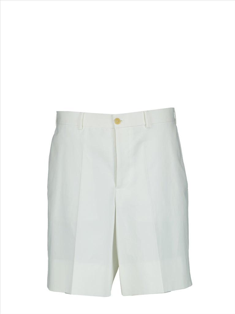Shorts Baumwollshorts Alexander McQueen Weiß Homme