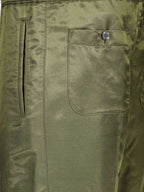 ショートパンツ コットンバミューダショーツ Alexander McQueen 緑 男