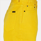 Shorts Bermuda en denim Saint Laurent Amarelo Homme