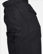 Shorts Bermuda en laine Maison Margiela Noir Femme