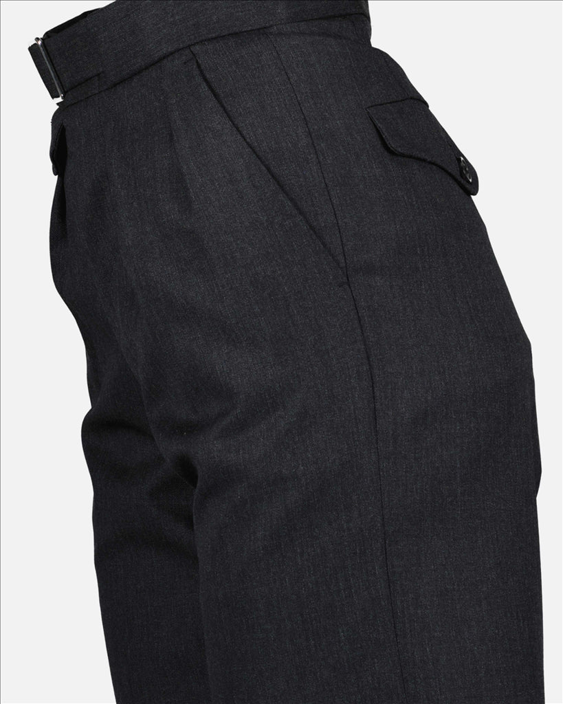 Shorts Bermuda en laine Maison Margiela Noir Femme