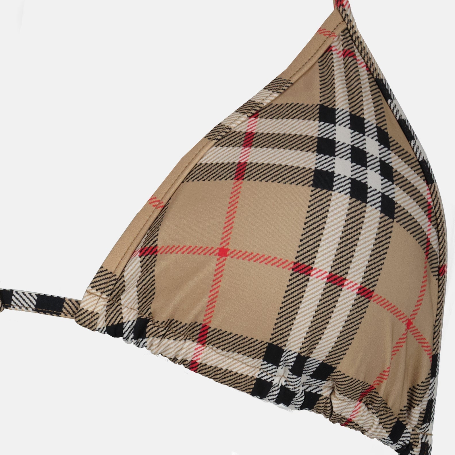 Moda praia Bikini Check Vintage Burberry Bege Femme