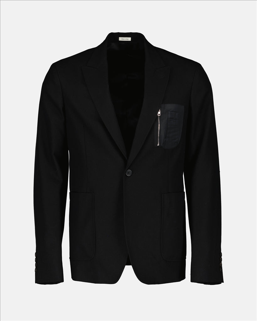 Jacken Zip Blazer Alexander McQueen Schwarz Herren