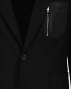 Giacche Blazer con zip Alexander McQueen Nero Uomini