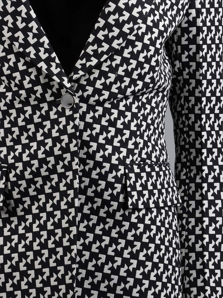 재킷 Blazer Arrow Off-White 검은색 Femme