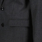 Vestes Blazer en laine Ami PARIS Gris Unisexe