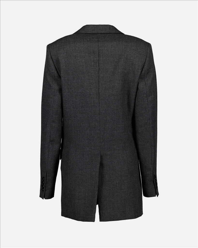 Vestes Blazer en laine Ami PARIS Gris Unisexe