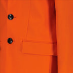 Casacos Blazer de Lã Ami PARIS Laranja Unisexo