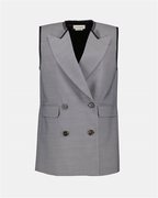 Giacche Blazer Senza Maniche Alexander McQueen Grigio Donne