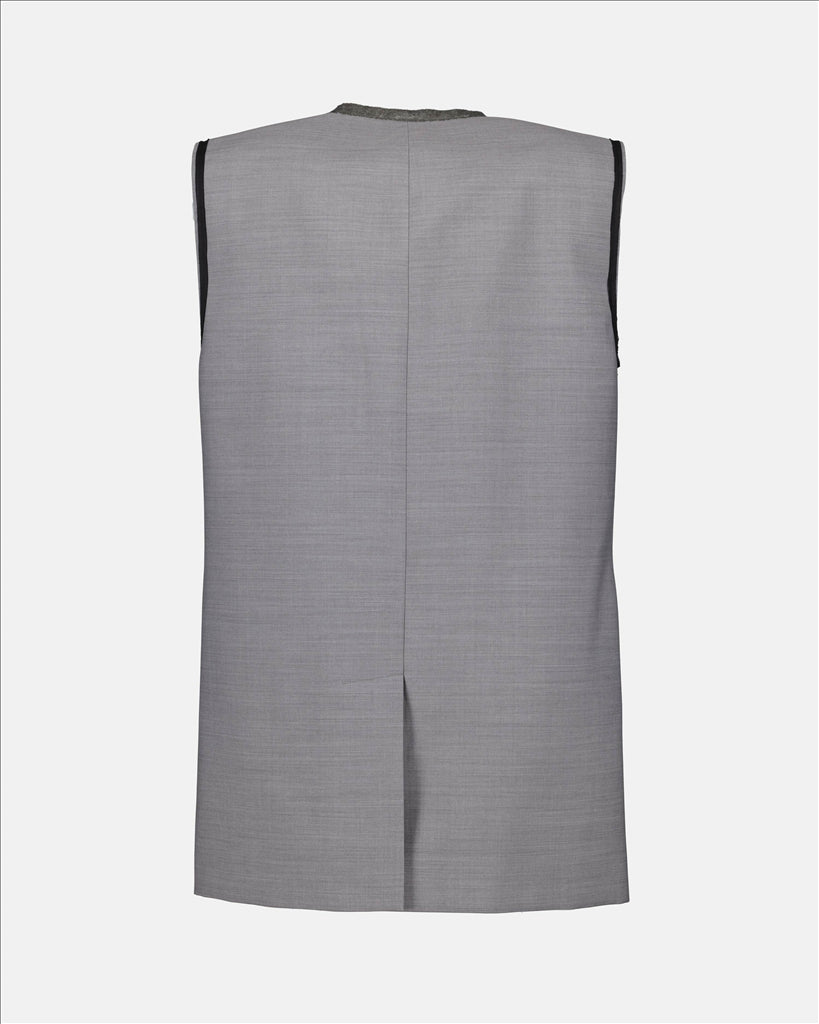 Jacken Ärmelloser Blazer Alexander McQueen Grau Damen