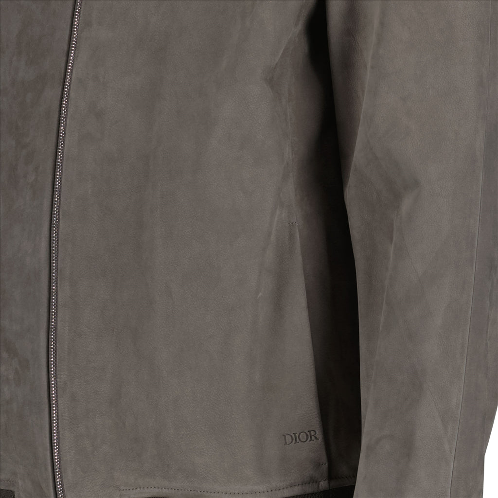 Coats Leather bomber Dior Brown Man