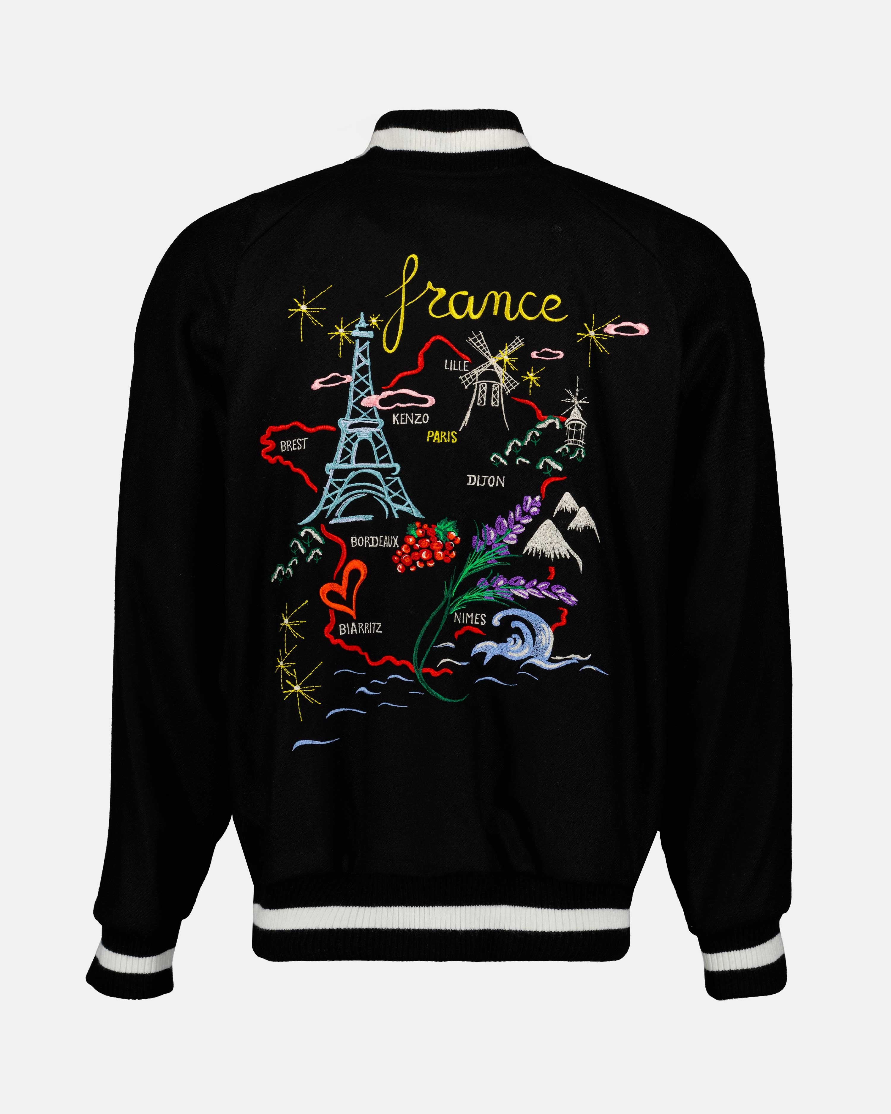 Jackets France-Japan reversible bomber jacket Kenzo Black Homme