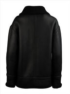 Coats Leather jacket Fendi Black Women