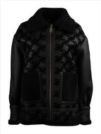 Coats Leather jacket Fendi Black Women