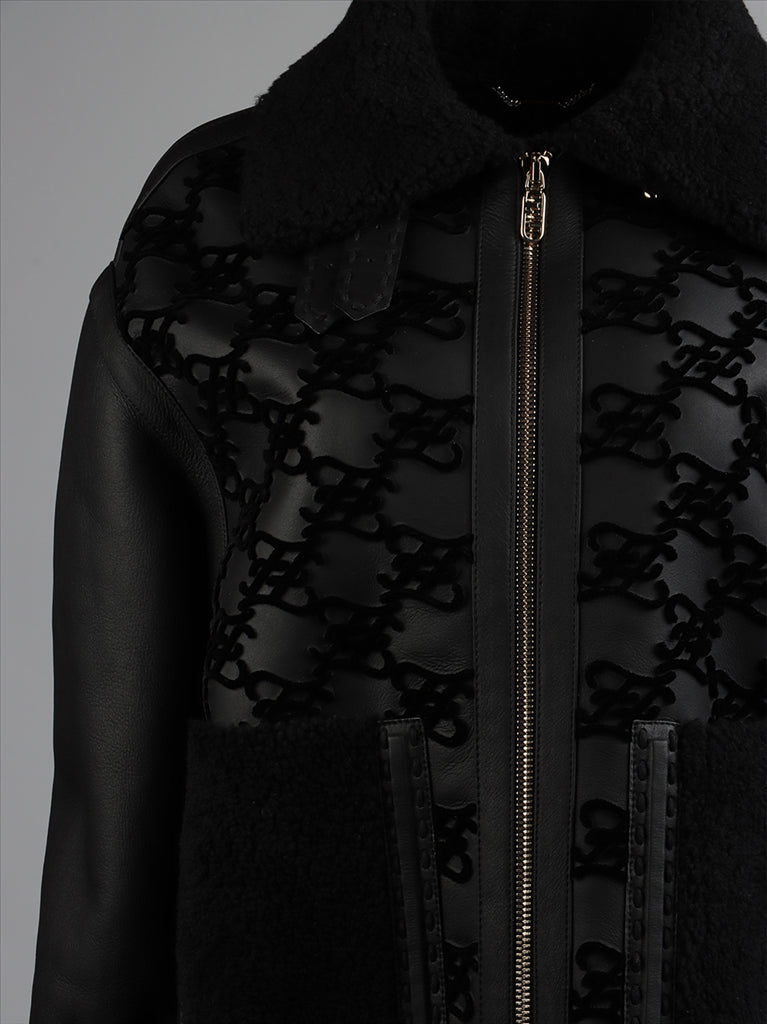 Coats Leather jacket Fendi Black Women