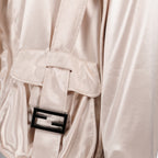 Vestes Blouson en satin Fendi Beige Femme