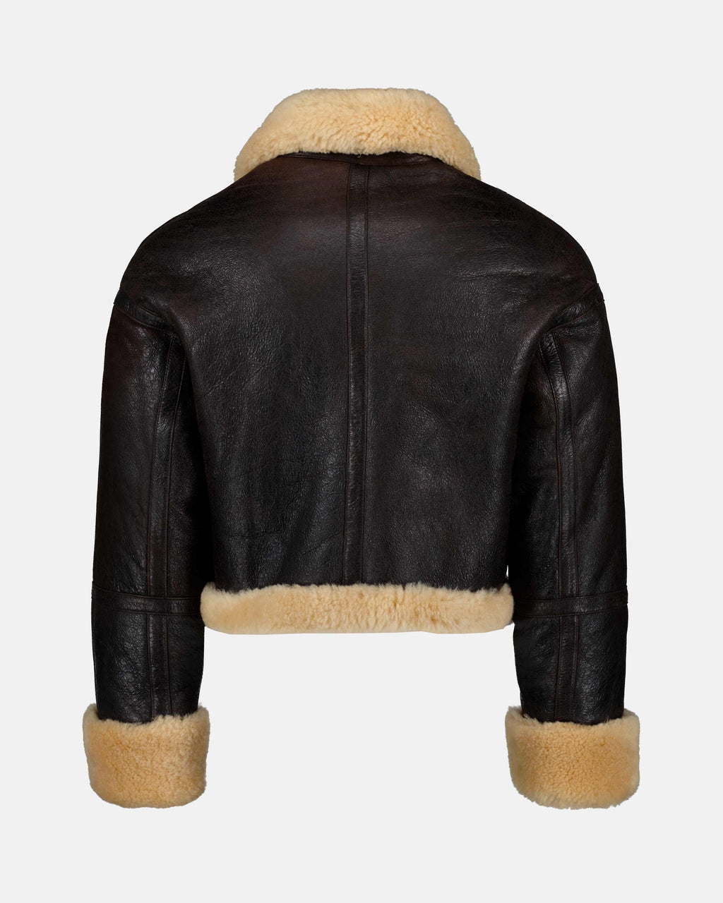 Jackets Shearling jacket Ami PARIS Brown Unisex