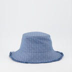 ハット・キャップ・ビーニー ボブFF Fendi 青 女性