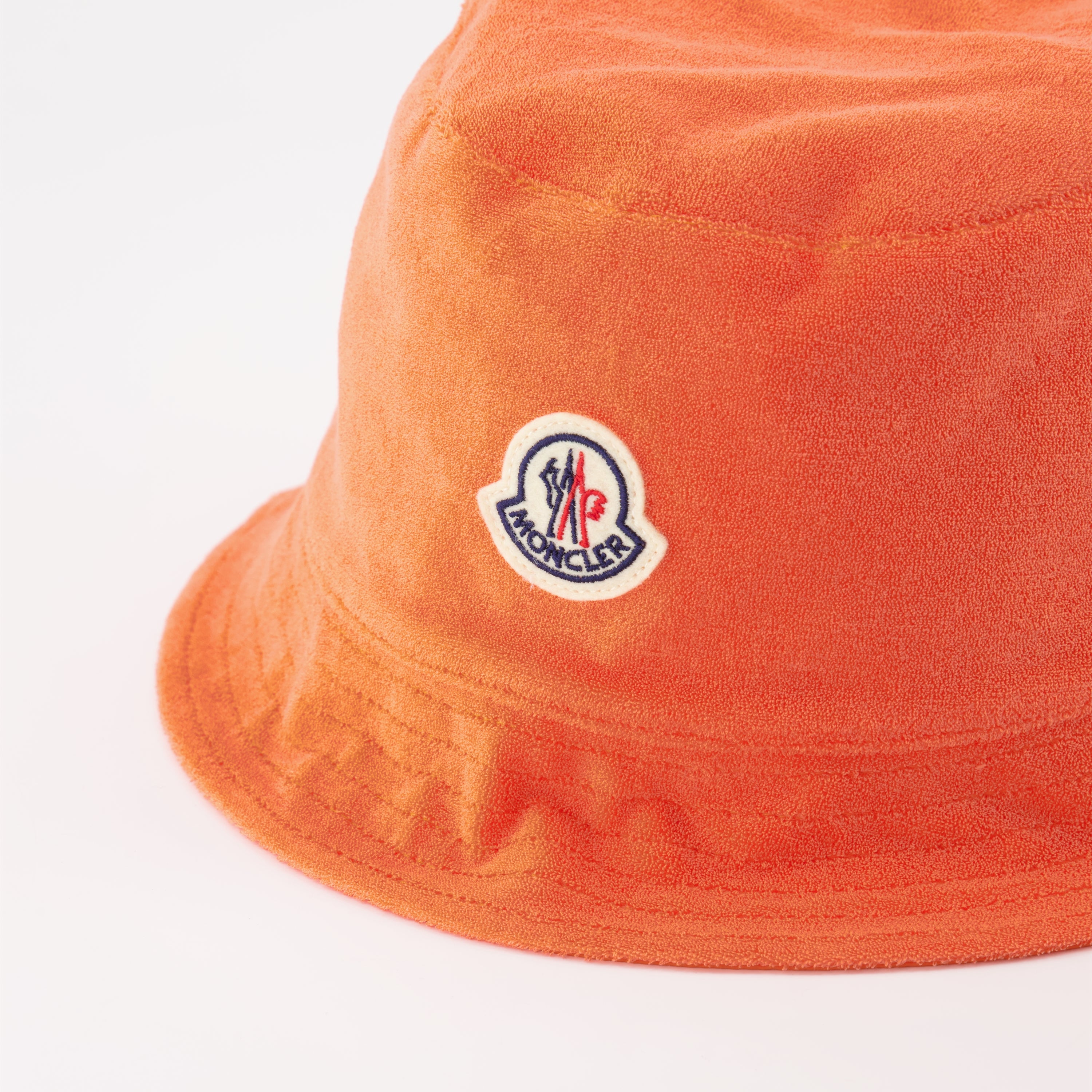Chapeaux, casquettes et bonnets Bob à logo Moncler Orange Femme