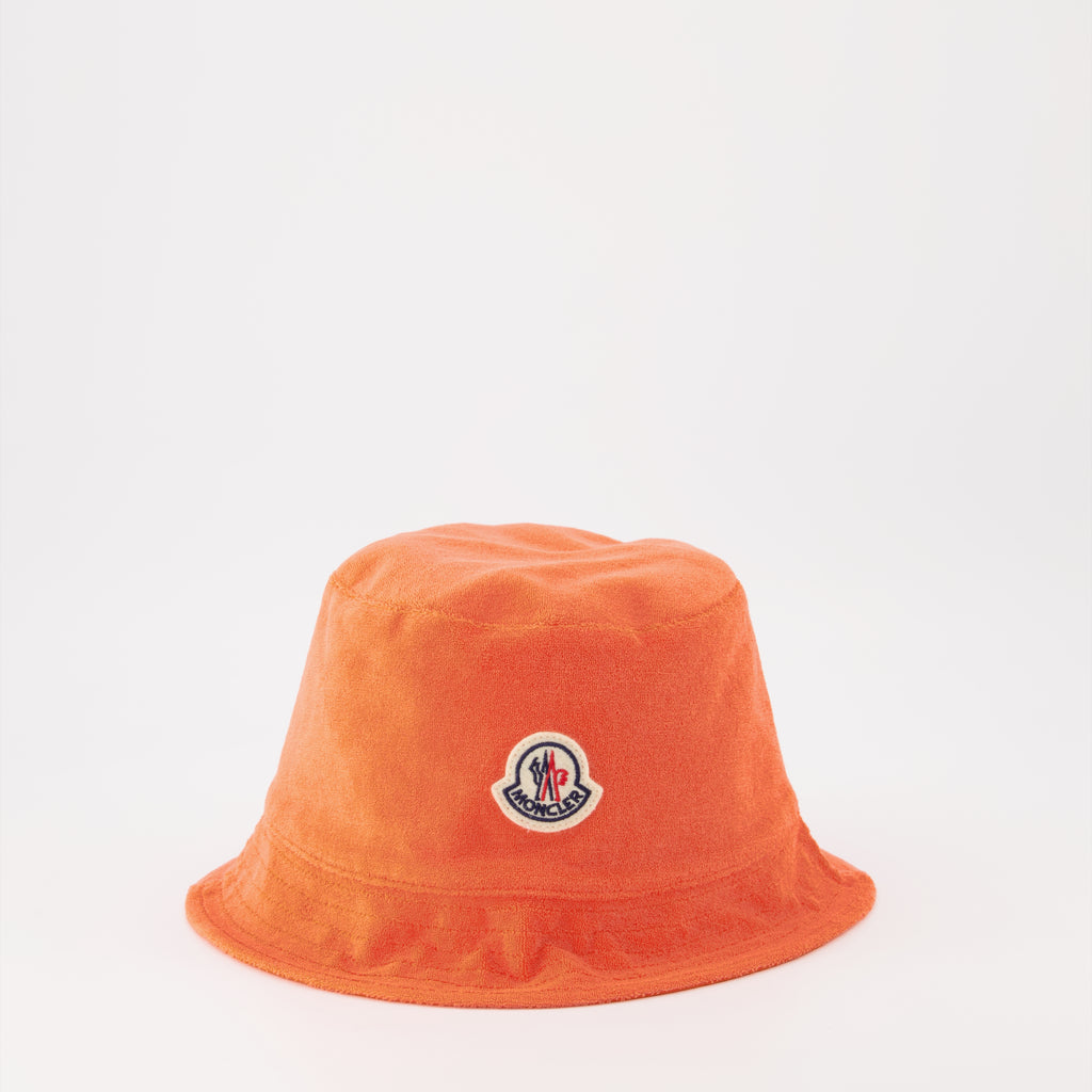 Chapeaux, casquettes et bonnets Bob à logo Moncler Orange Femme