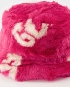 Chapeaux, casquettes et bonnets Bob en fausse fourrure GCDS Rose Homme