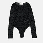 Tops Body en velours Ami PARIS Noir Femme