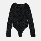 Tops Body en velours Ami PARIS Noir Femme