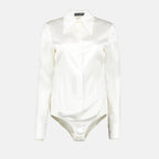 Body chemise en soie