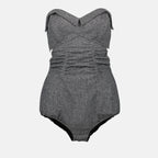 Tops Body corset Signature Maison Margiela Gris Femme