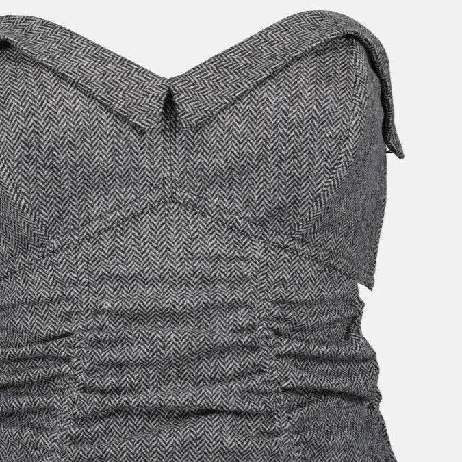 Tops Body corset Signature Maison Margiela Gris Femme