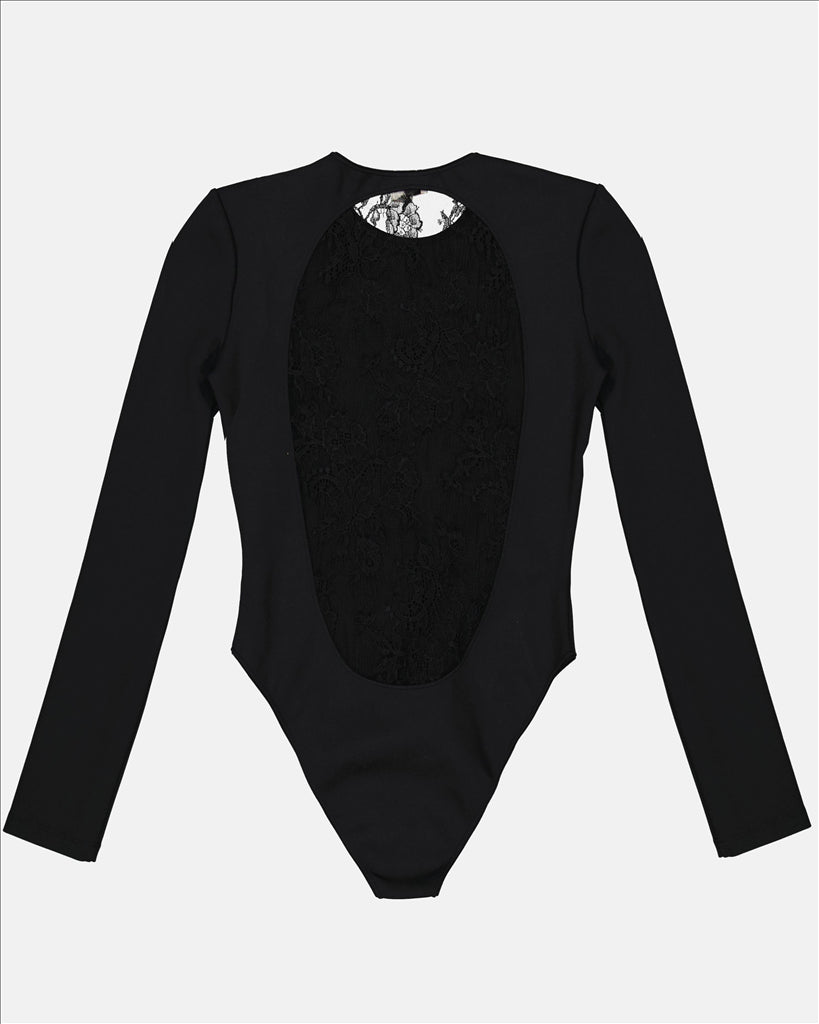 Tops Lace bodysuit Alexander McQueen Black Women