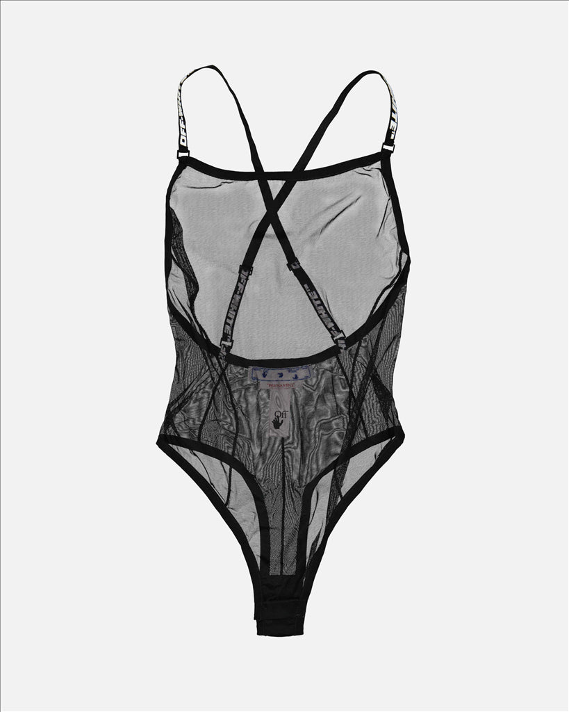 Sous-vêtements et homewear Body en résille Off-White Noir Femme