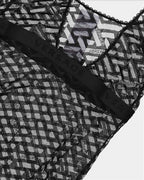 アンダーウェア・ホームウェア グレカボディスーツ Versace 黒 女性