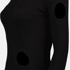 Top Body Meteor Off-White Nero Femme