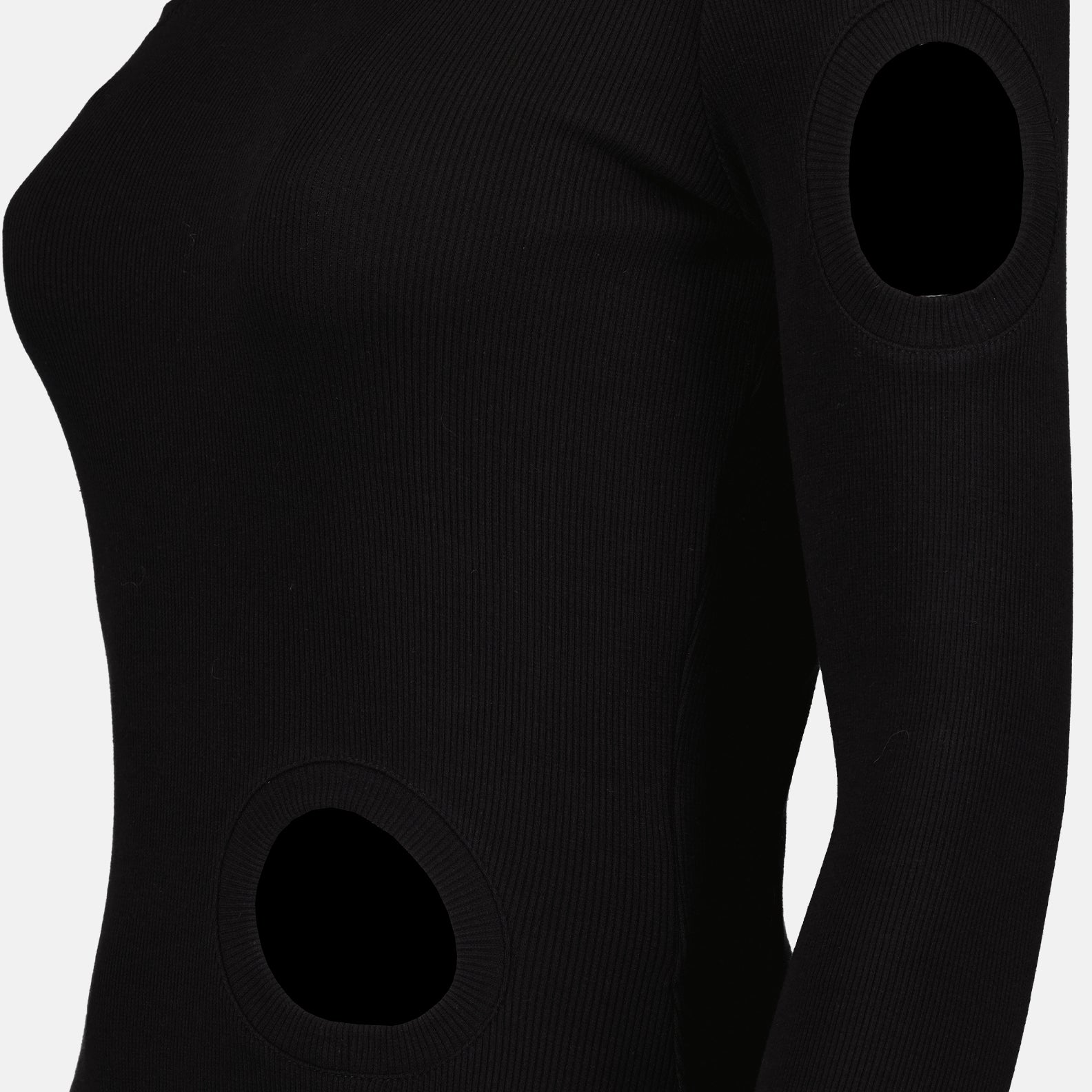 Top Body Meteor Off-White Nero Femme