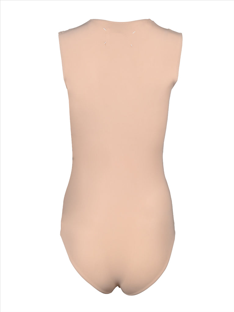 탑 Body sans manches Maison Margiela 베이지 Femme