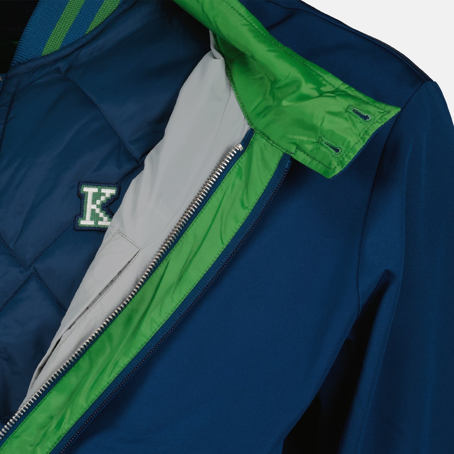 ジャケット 取り外し可能な裏地付きボンバージャケット Kenzo 青 Homme